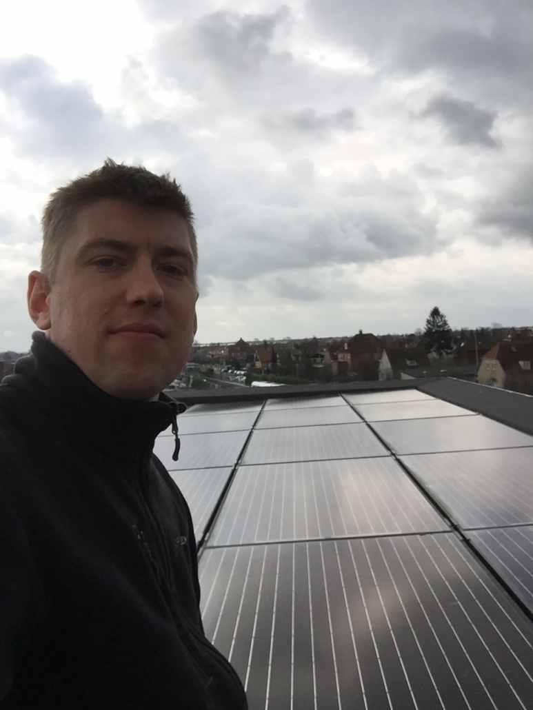 Portræt ved solceller